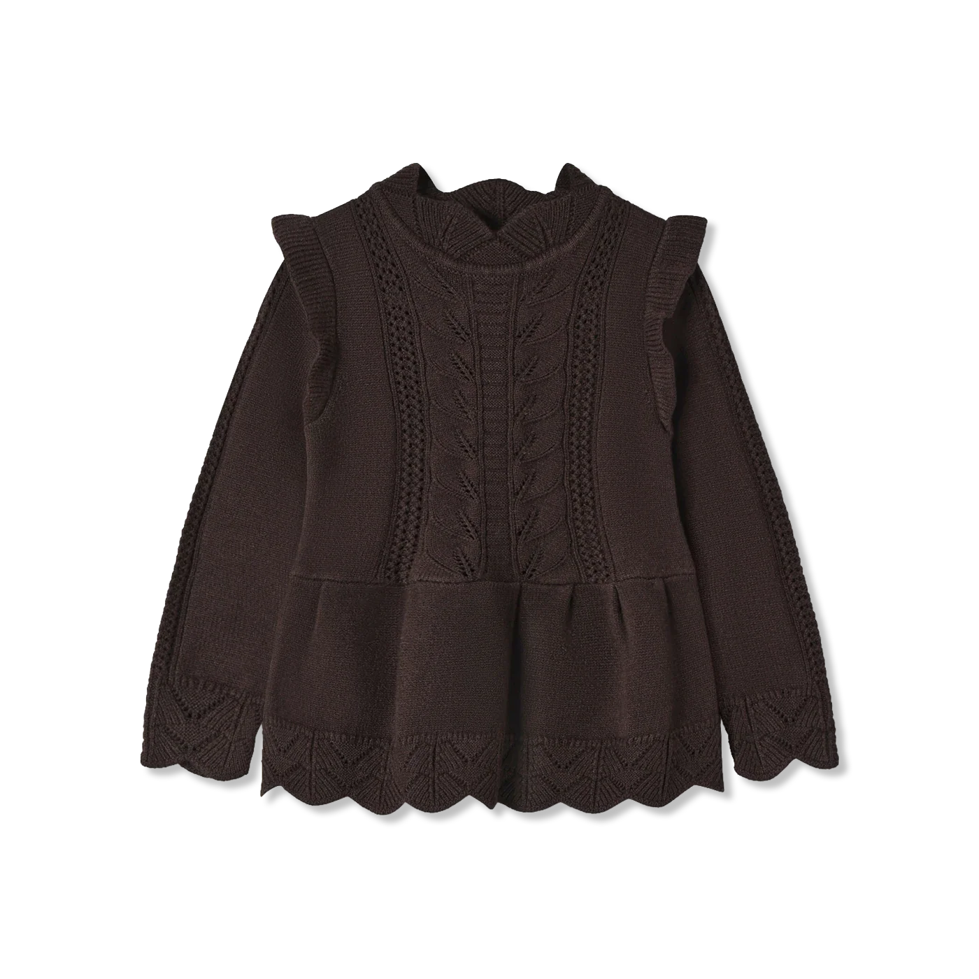 Alilly peplum Strickpullover