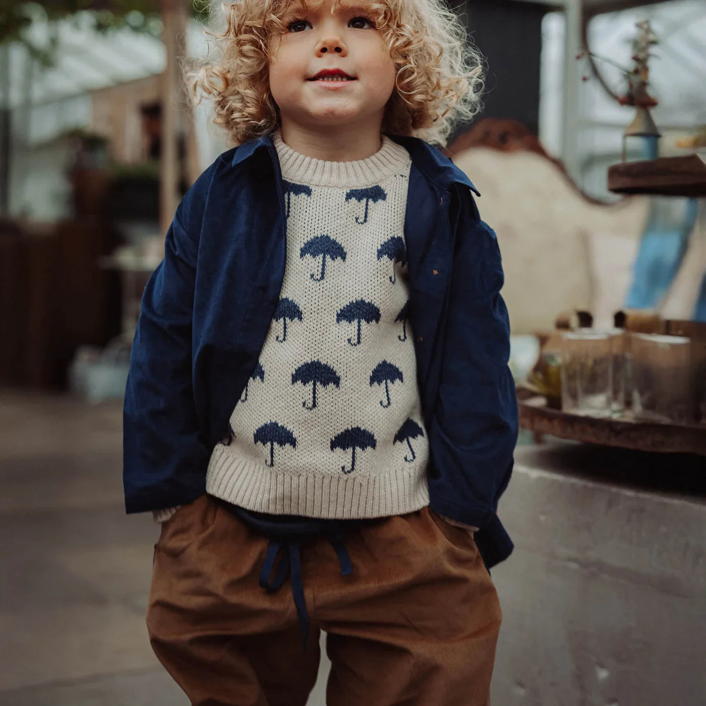 Dolly contrast Hosen