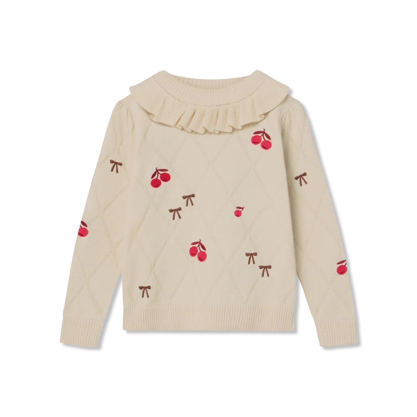 Nova embr. Strickpullover