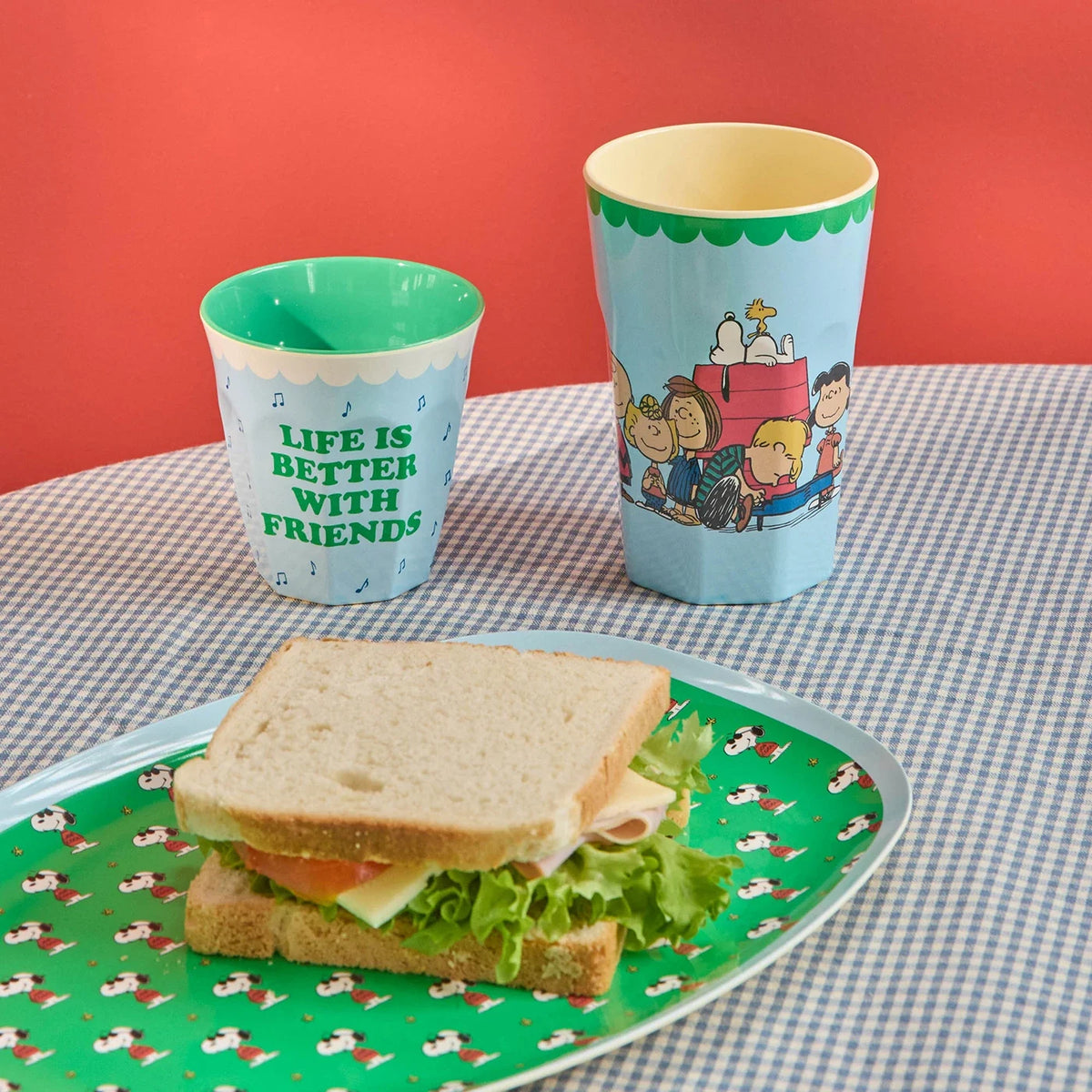 Melamine snoopy Becher
