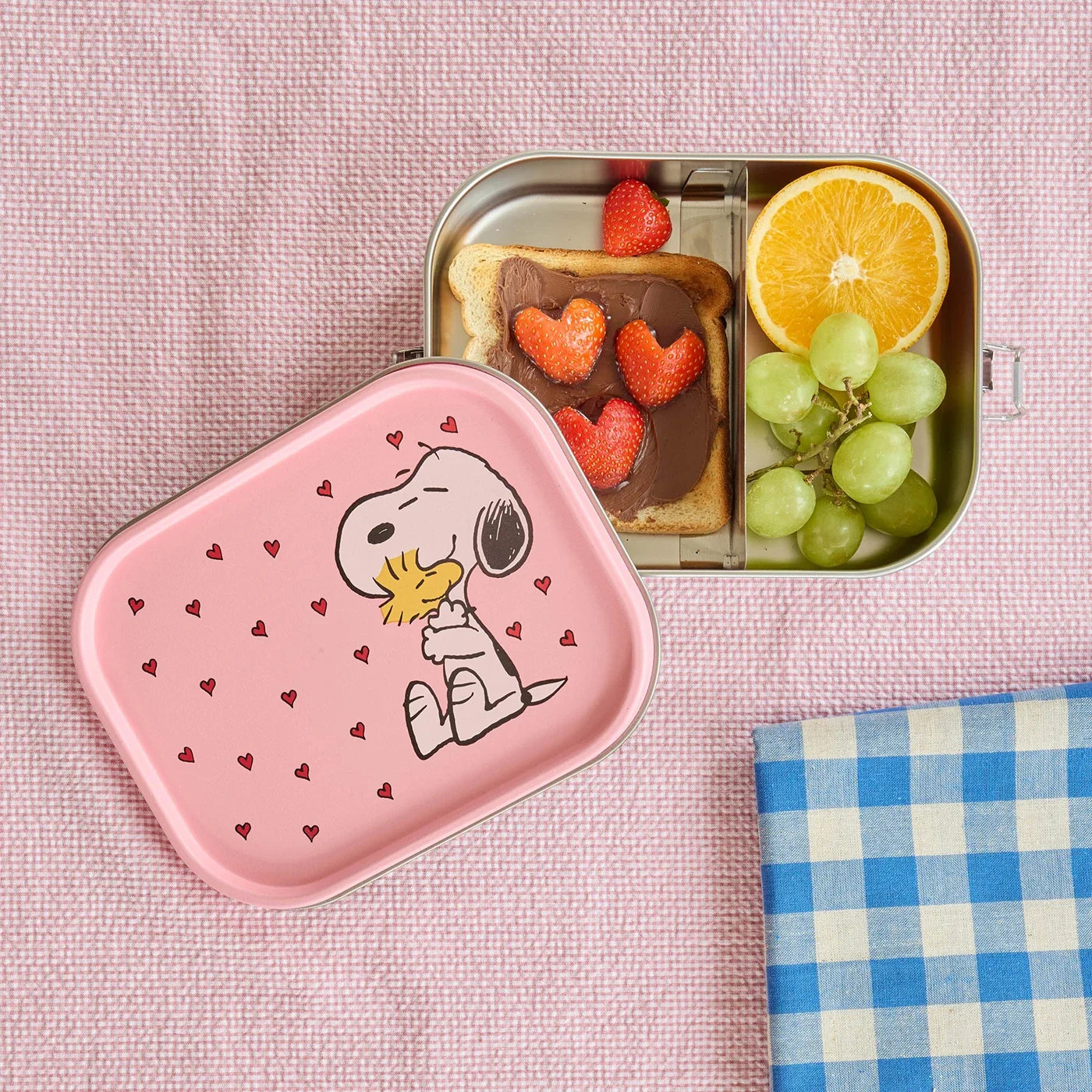 Stainless steel snoopy Brotdose