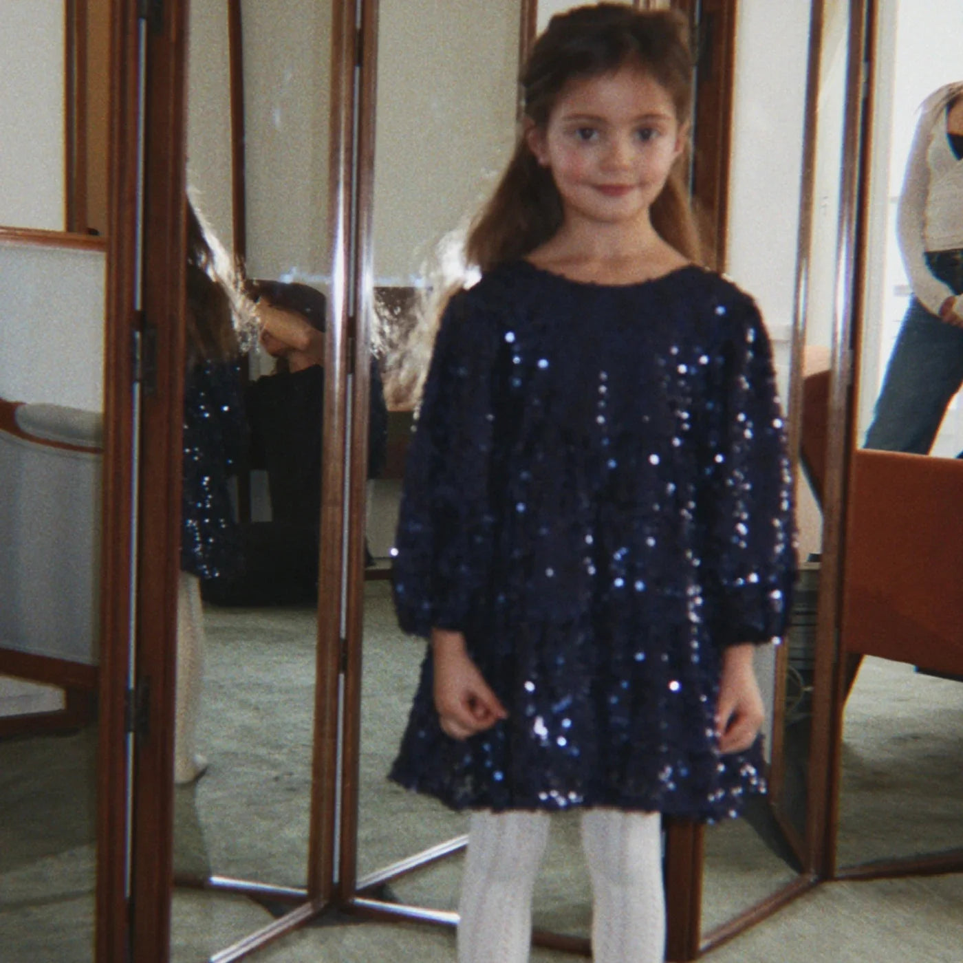 Lila Kleid