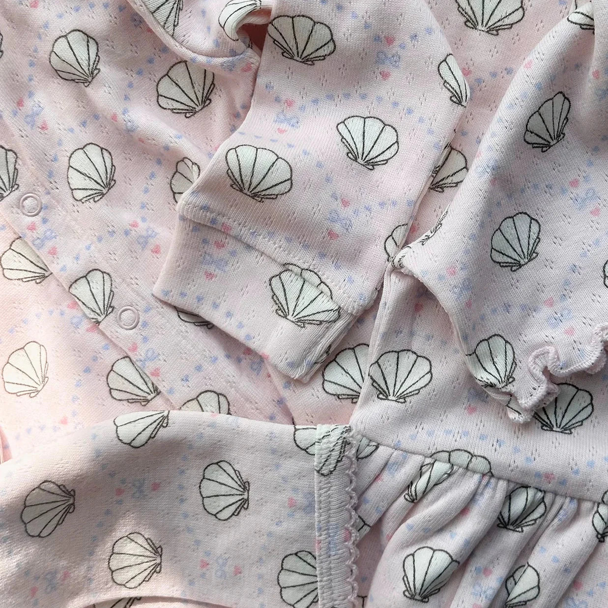 Pointelle Bow langarmshirt