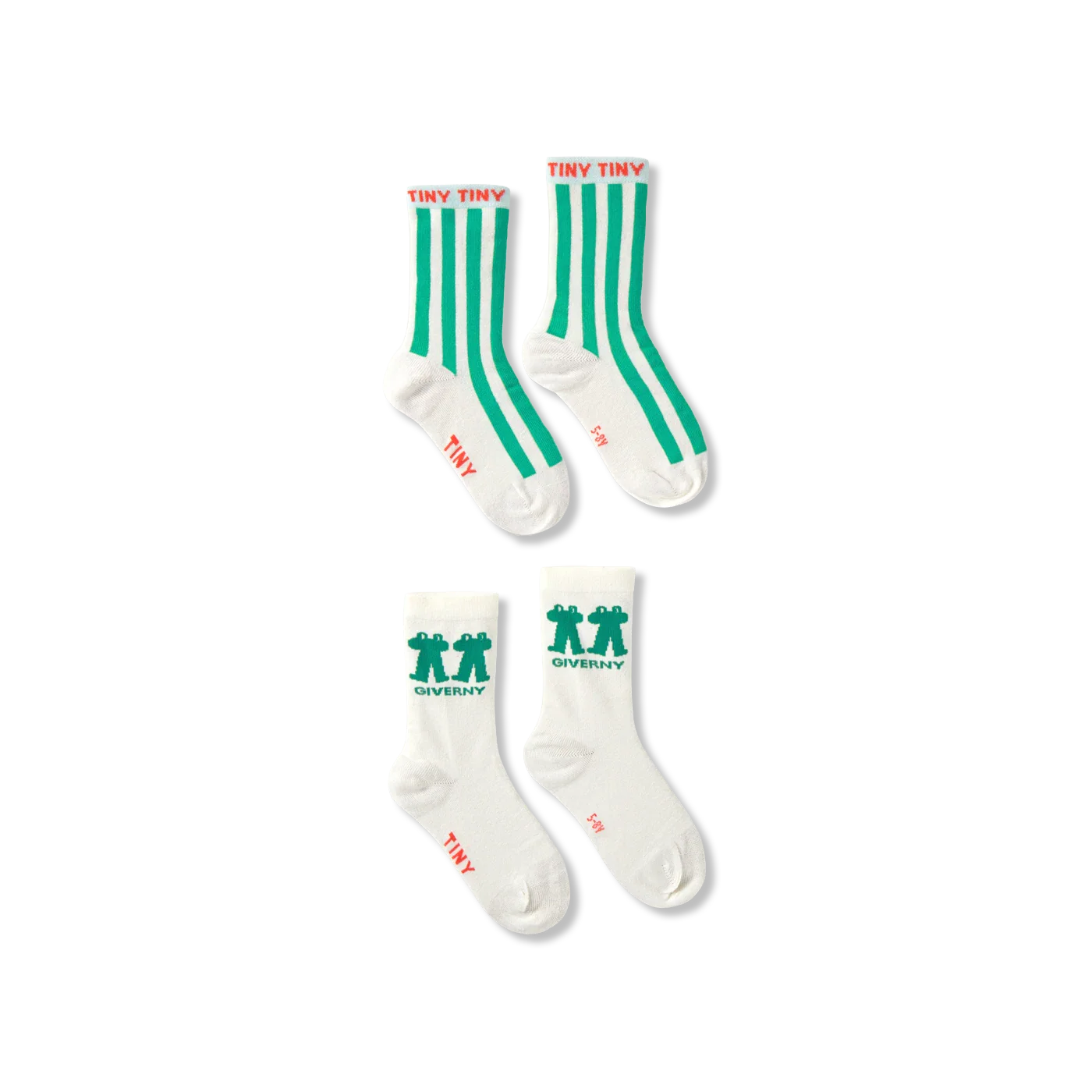 EMERALD STRIPES FROG socken