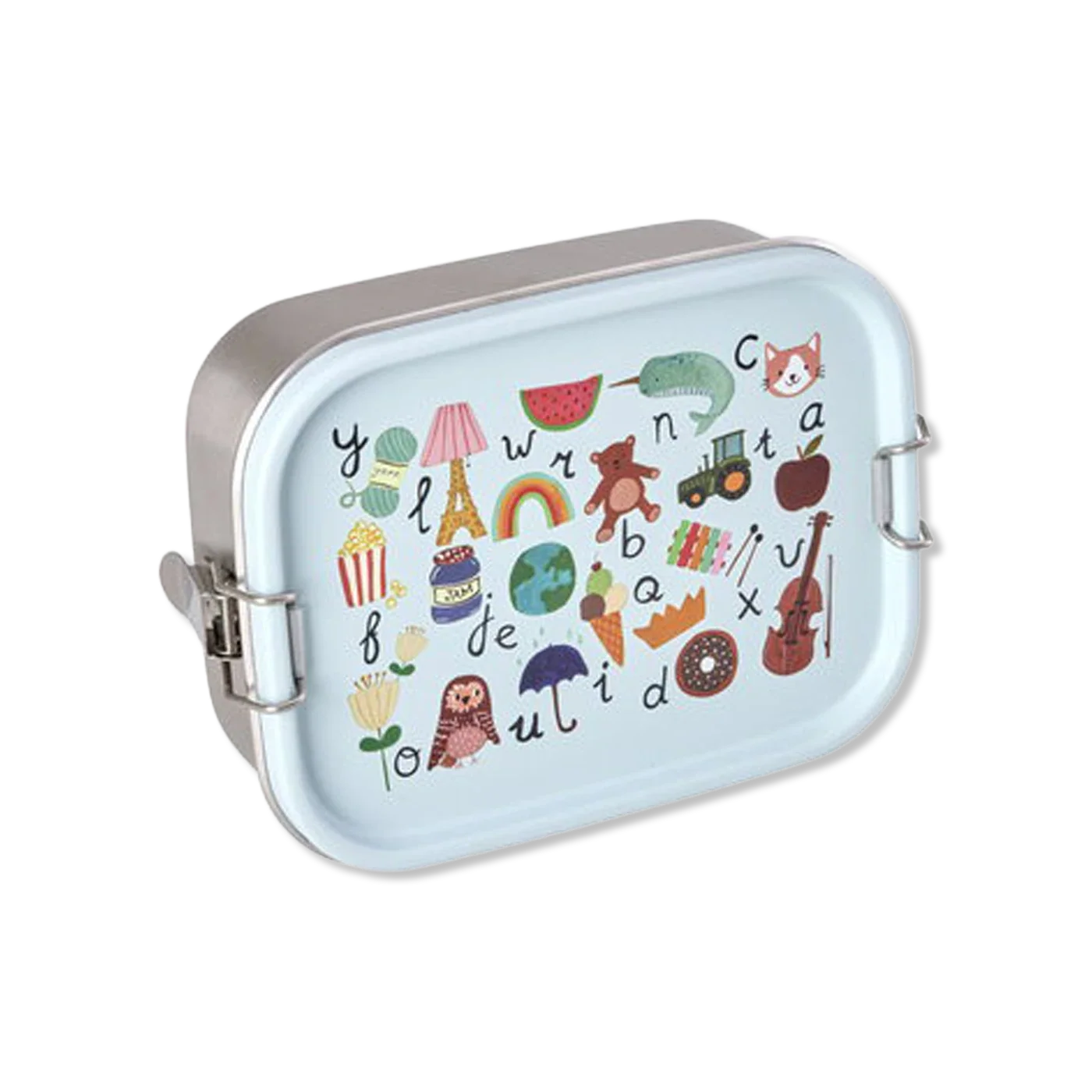 Stainless steel abc Brotdose