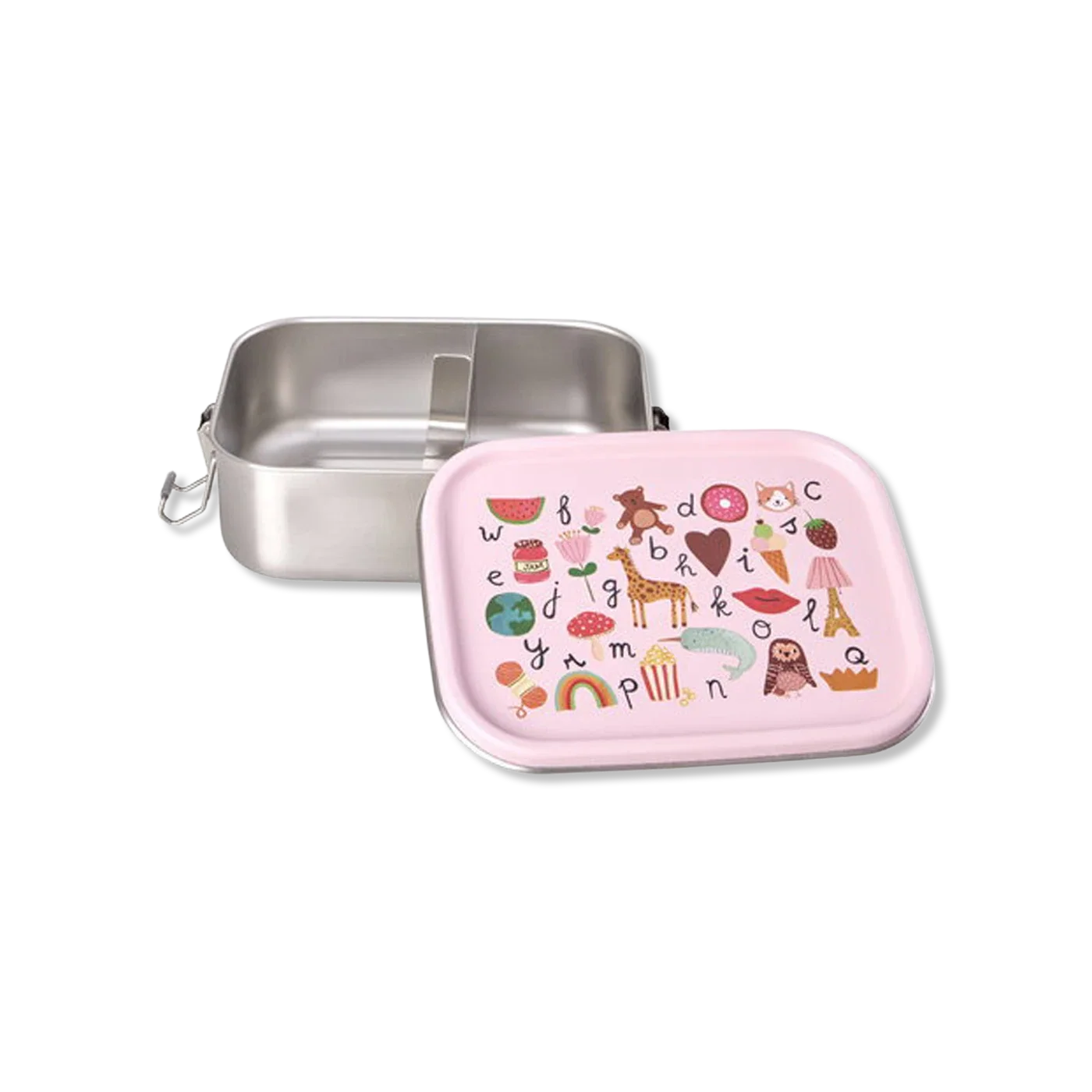 Stainless steel abc Brotdose