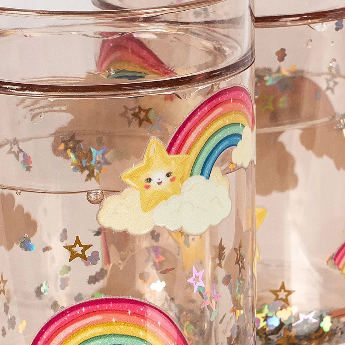 Glitter Becher