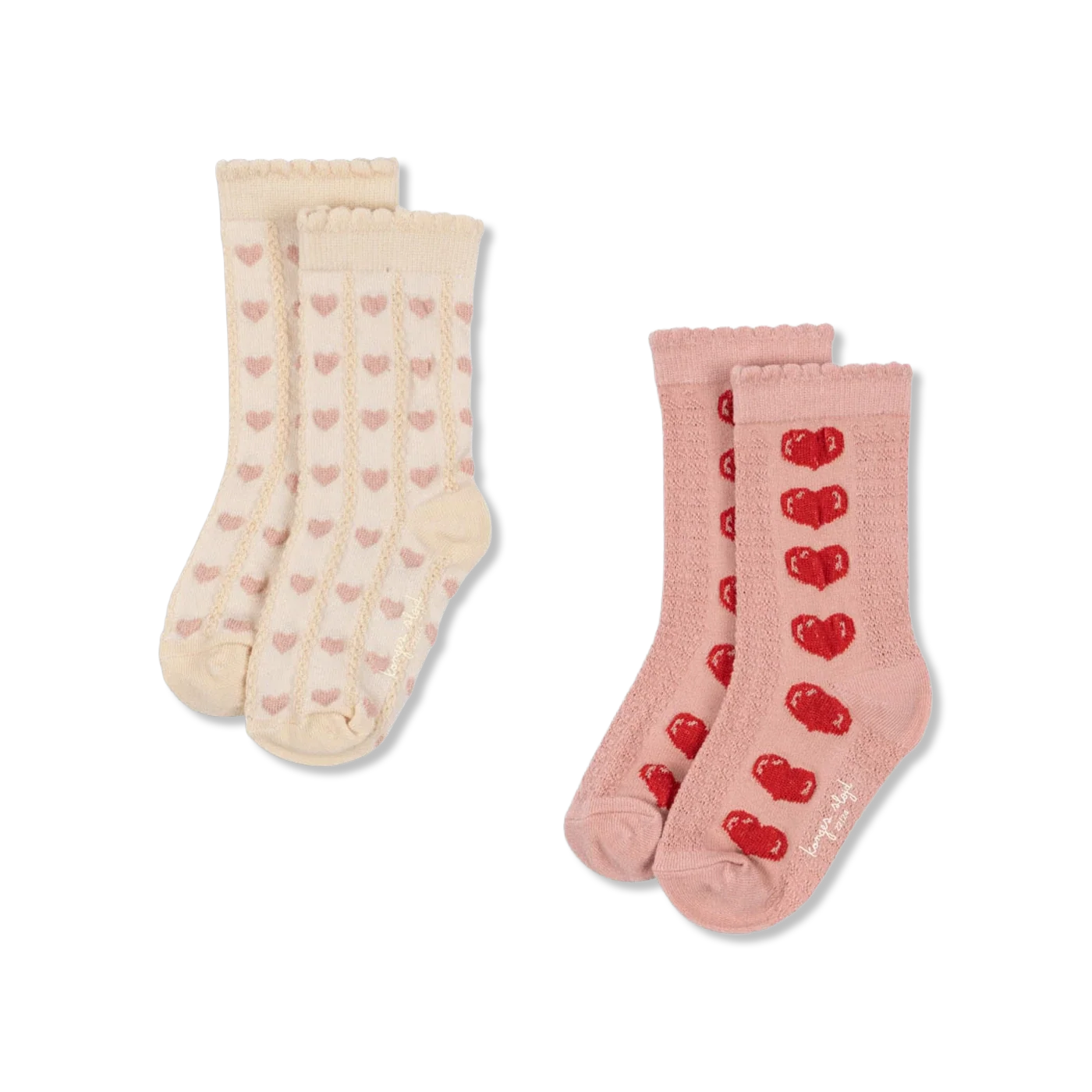 Heart jaquard Socken