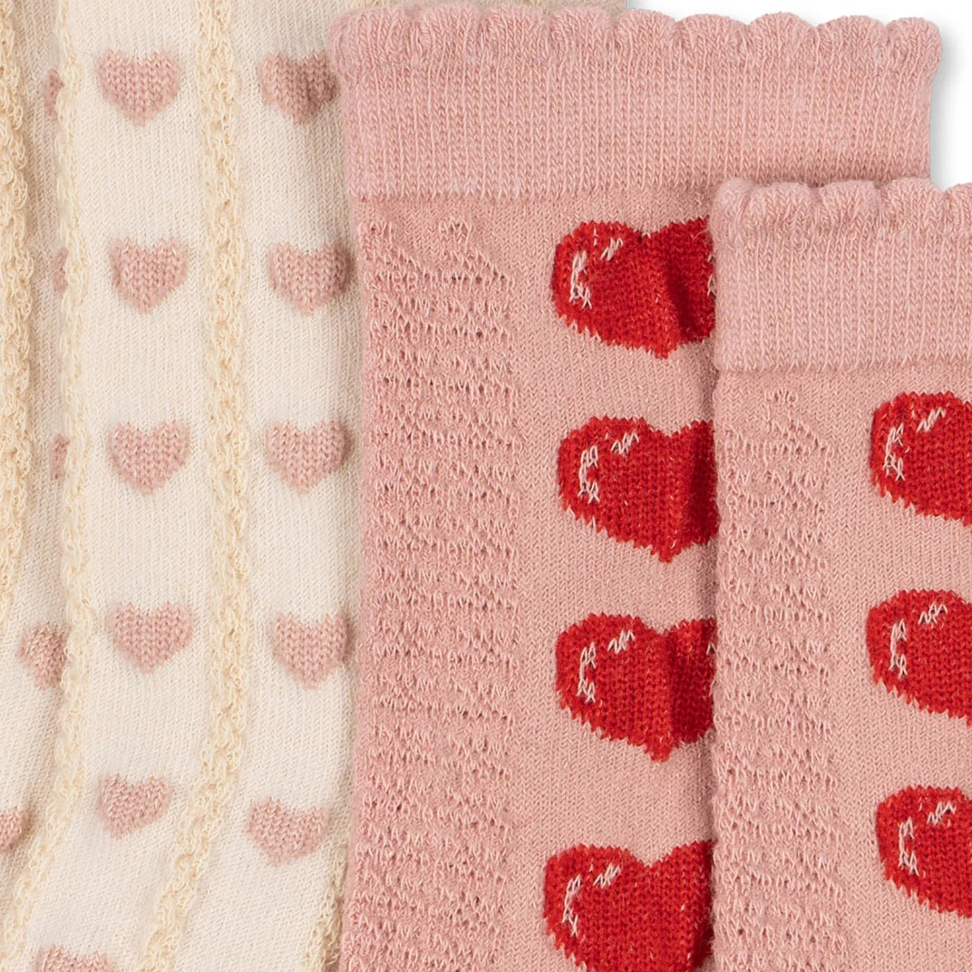 Heart jaquard Socken