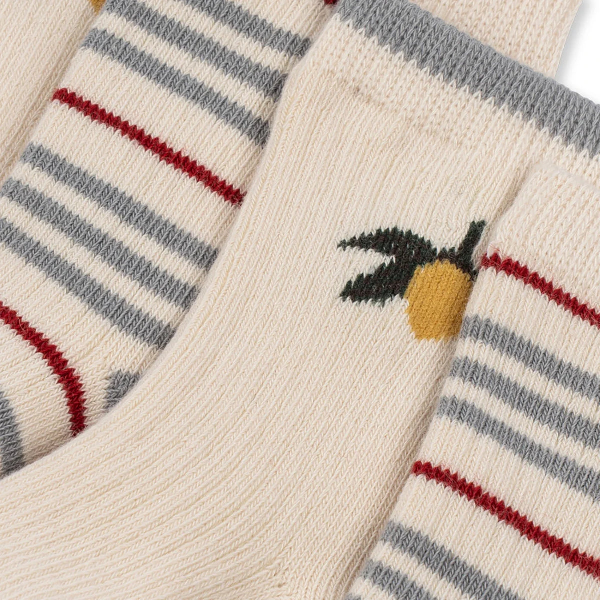 Rib stripe Socken